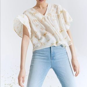 Madewell floral top